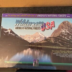 Set of 10 Wilderness USA VHS tapes
